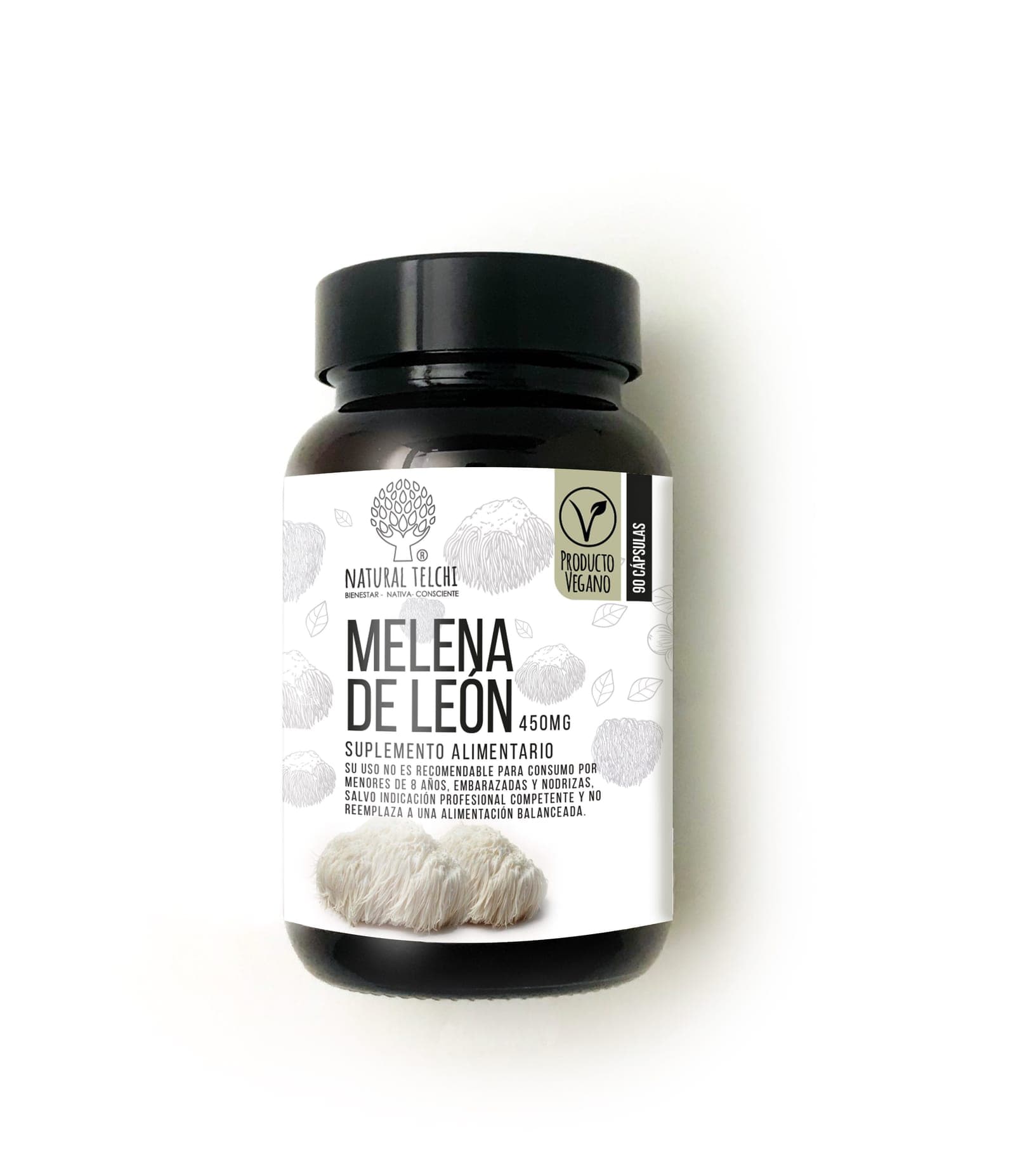 Melena de León 450 mg x 90 cápsulas vegetales